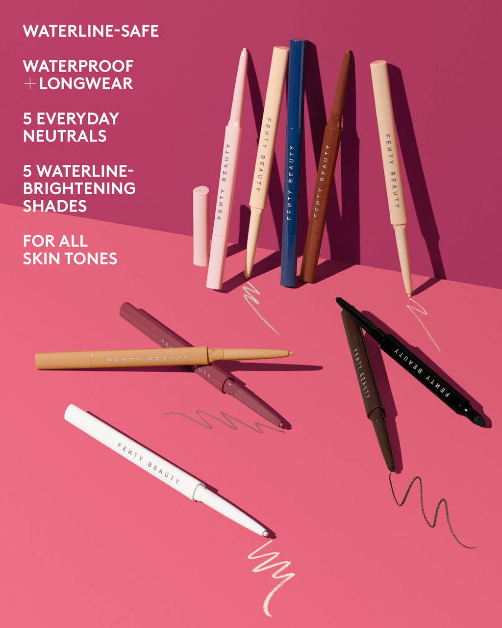 Bold Eye Essentials Bundle: Eyeshadow Stick, Gel Eyeliner + Mascara