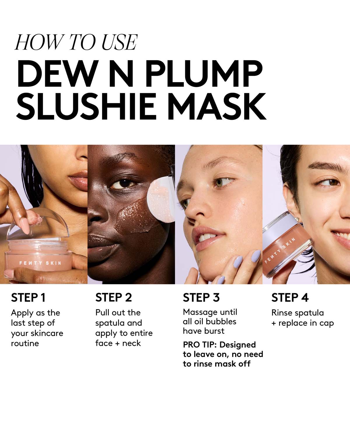 Dew N Plump Trio: Dew N Plump Face Mist, Serum + Slushie Mask