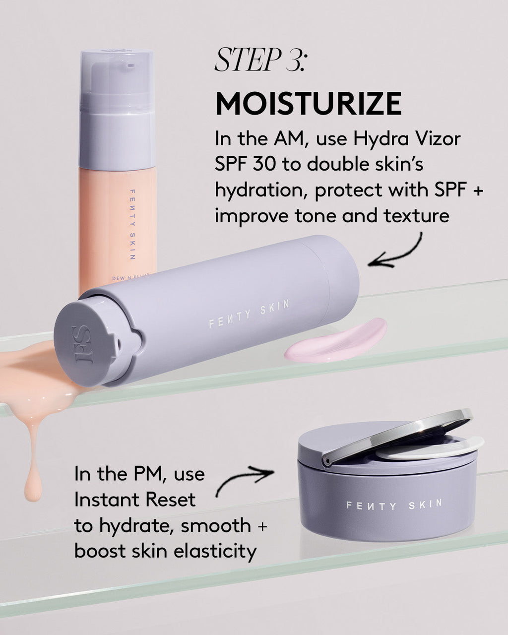 Dew N Plump Trio: Dew N Plump Face Mist, Serum + Slushie Mask