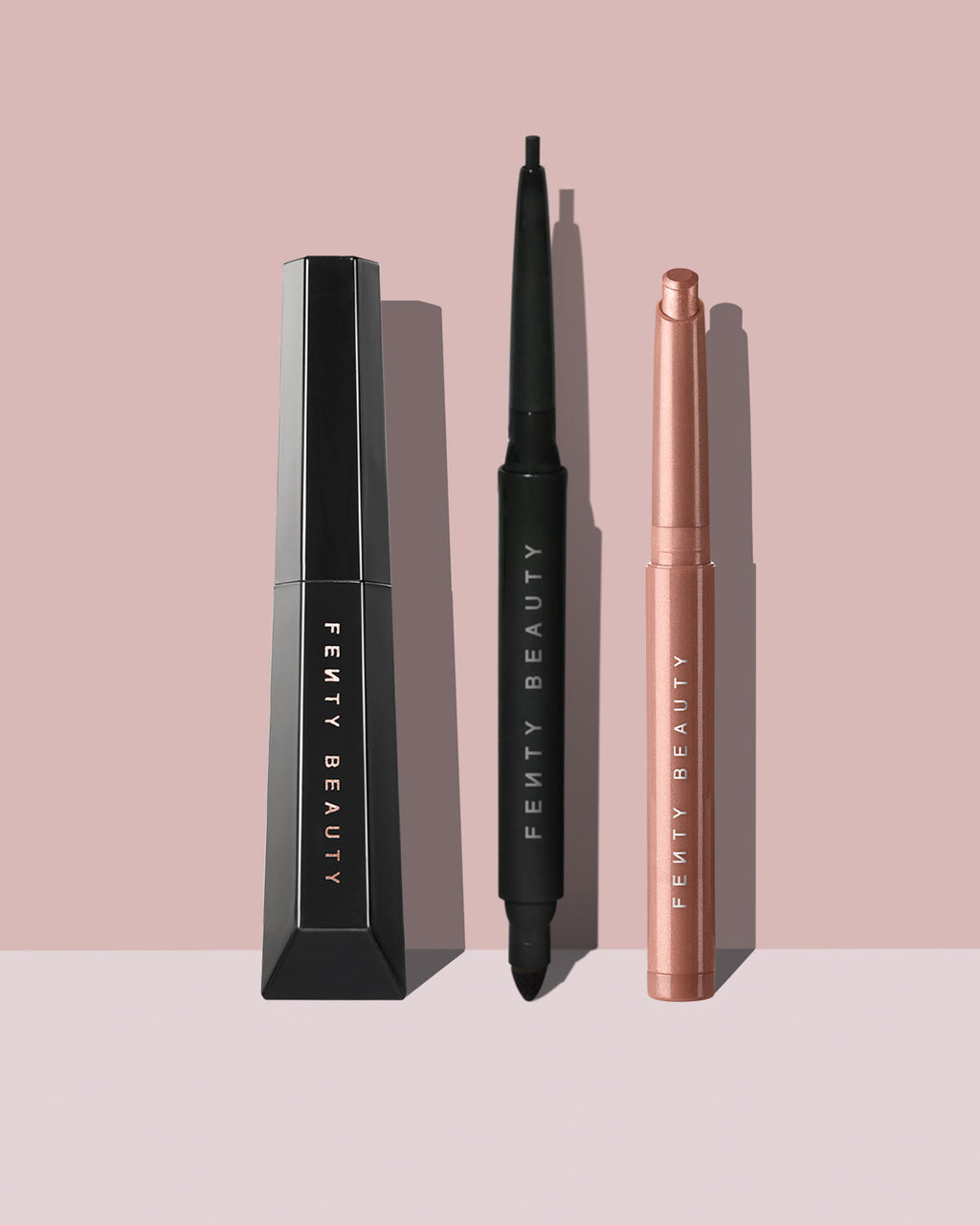 Bold Eye Essentials Bundle: Eyeshadow Stick, Gel Eyeliner + Mascara